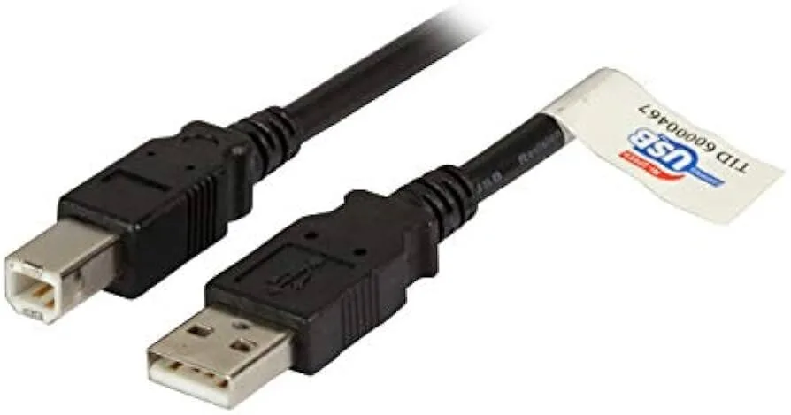 EFB USB 2.0 Cable USB-A male - USB-B male Μαύρο 1m K5256SW.1 - Image 1