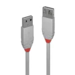 Lindy USB 2.0 Cable USB-A male - USB-A female Γκρι 2m 36713