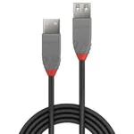 Lindy USB 2.0 Cable USB-A male - USB-A female Λευκό 3m 36704