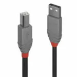 Lindy USB 2.0 Cable USB-A male - USB-B male Λευκό 1m 36672