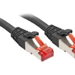 Lindy S/FTP Cat.6 (Gigabit) Καλώδιο Δικτύου Ethernet 0.3m Μαύρο 47775
