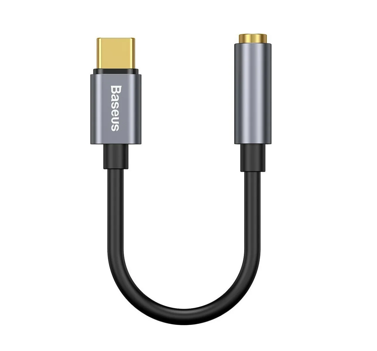 Baseus L54 Μετατροπέας USB-C male σε 3.5mm female Γκρι 1τμχ - Image 1
