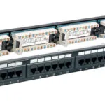 EFB Panel Efb-elektronik 37585.1 Patch Panel για Rack 1U 19" 24 Θυρών cat6 Μαύρο 37585.1