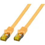 EFB S/FTP Cat.6a (Gigabit) Καλώδιο Δικτύου Ethernet 0.25m Κίτρινο MK7001.0,25Y