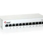 Equip Patch Panel Shielded για Rack 1U 12 Θυρών cat6 Λευκό 227362
