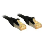 Lindy S/FTP Cat.7 (10Gbps) Καλώδιο Δικτύου Ethernet 10m Μαύρο 47313