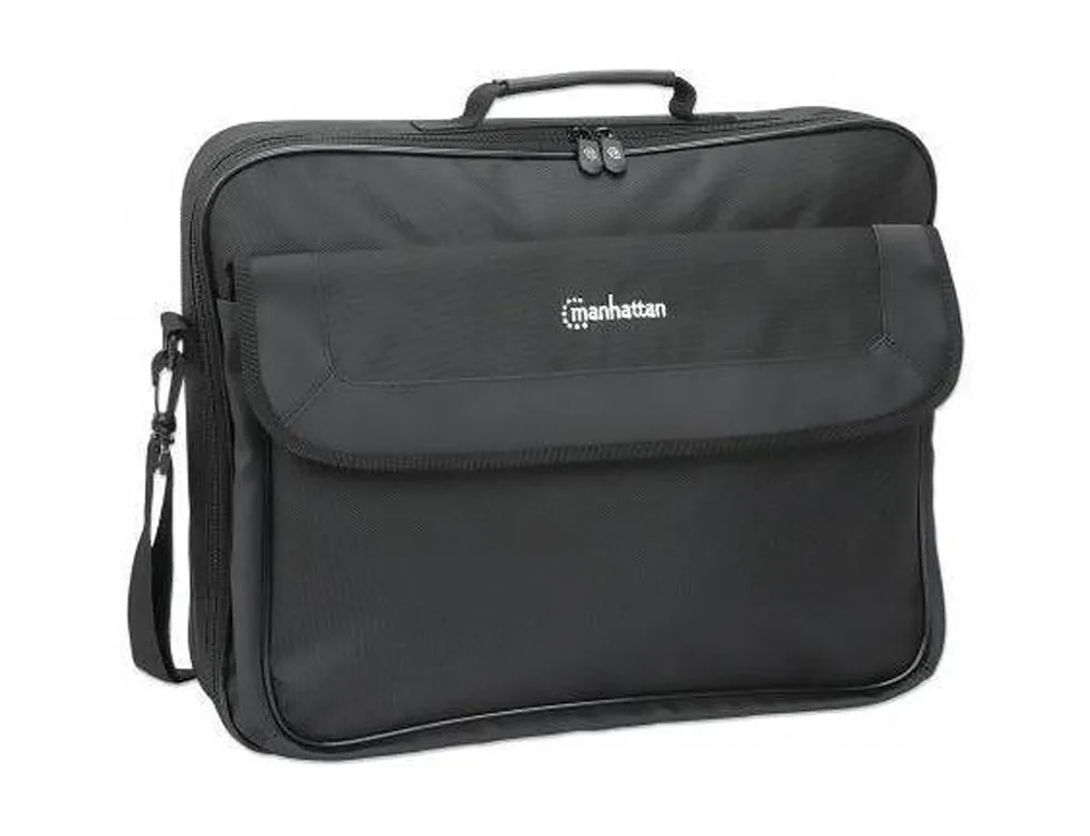 Manhattan Cambridge Messenger Τσάντα Laptop 17.3" σε Μαύρο χρώμα - Image 1