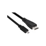 Club3D HDMI 1.4 High Speed 1080p 120Hz Angle Cable HDMI male - micro HDMI male 1m Μαύρο CAC-1351
