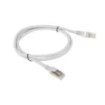 Lanberg U/UTP Cat.5e (Gigabit) Καλώδιο Δικτύου Ethernet 1m Γκρι PCF5-10CC-0100-S
