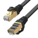 Unitek Flat S/FTP Cat.7 (10Gbps) Καλώδιο Δικτύου Ethernet 5m Μαύρο C1897BK-5M