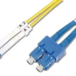 Digitus Καλώδιο Οπτικής Ίνας 1m Κίτρινο DK-292SCA3LC-01