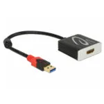 DeLock Μετατροπέας USB-A male σε HDMI female (62736)