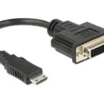 DeLock Μετατροπέας mini HDMI male σε DVI-D female 1τμχ 65564