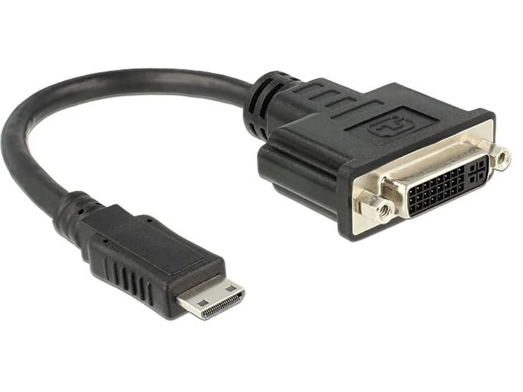 DeLock Μετατροπέας mini HDMI male σε DVI-D female 1τμχ 65564 - Image 1
