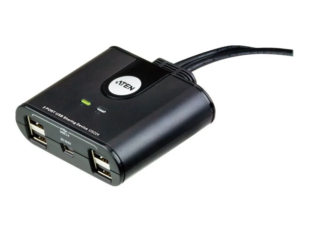 Aten 2 x 4 USB 2.0 Peripheral Sharing Switch - Image 1