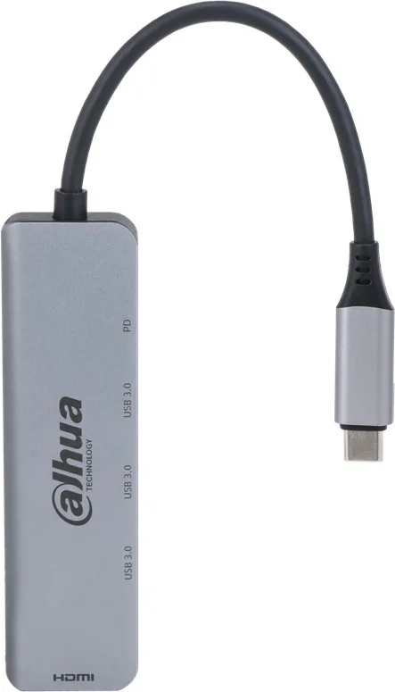 20240809150133_dahua_dh_tc35_usb_c_docking_station_me_hdmi_4k_pd.jpeg Dahua USB-C Docking Station με HDMI 4K PD Γκρι - Image 1