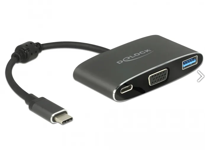 20240809150135_delock_62992.jpeg DeLock 62992 USB-C Docking Station με 4K PD Γκρι - Image 1