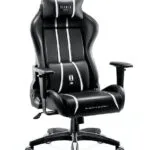 Diablo X-One 2.0 King Size Καρέκλα Gaming Δερματίνης με Ρυθμιζόμενα Μπράτσα Μαύρο / Λευκό