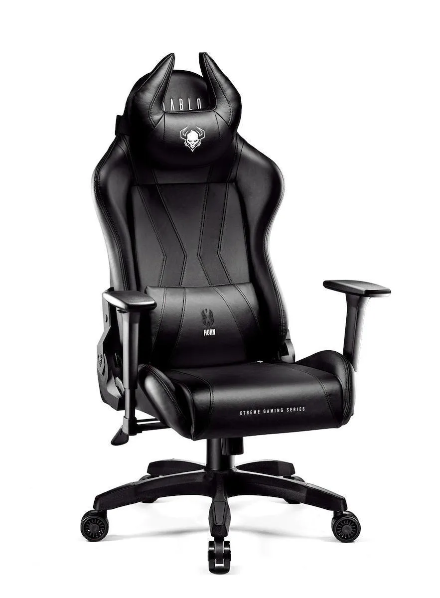 20240809150927_diablo_x_horn_2_0_karekla_gaming_dermatinis_me_rythmizomena_mpratsa_mayri.jpeg Diablo X-Horn 2.0 Καρέκλα Gaming Δερματίνης με Ρυθμιζόμενα Μπράτσα Μαύρη - Image 1