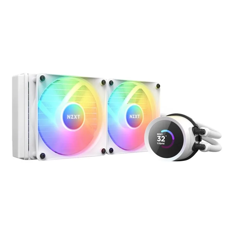 NZXT Kraken 240 Elite RGB Υδρόψυξη AIO CPU με 2 Ανεμιστήρες 120mm Λευκή - Image 1