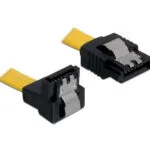 DeLock 7-Pin SATA III - 22-Pin SATA III Angle (90°) Cable 0.2m Κίτρινο (82800)