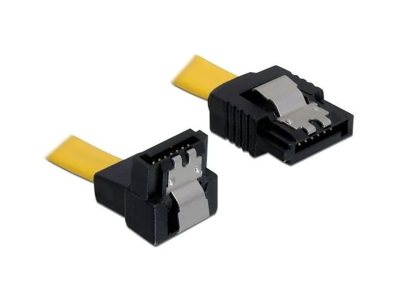 20240809153804_b1247528.jpeg DeLock 7-Pin SATA III - 22-Pin SATA III Angle (90°) Cable 0.2m Κίτρινο (82800) - Image 1