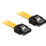DeLock 7-Pin SATA III - 7-Pin SATA III Cable 0.7m Κίτρινο (82813)