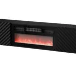 Έπιπλο Τηλεόρασης Matte Black Μ183xΠ35xΥ37cm 301183