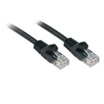 Lindy U/UTP Cat.6 (Gigabit) Καλώδιο Δικτύου Ethernet 1m Μαύρο 48192