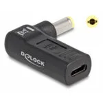 DeLock Βύσμα για Φορτιστή USB-C σε 5.5x2.5mm 90°