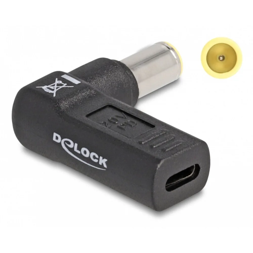 DeLock Βύσμα για Φορτιστή USB-C σε IBM 7.9x5.5mm 90° - Image 1