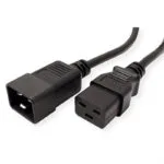 Roline IEC C20 - IEC C19 Cable 3m Μαύρο 19.08.1563