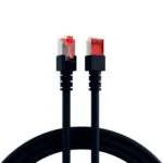 EFB S/FTP Cat.6 (Gigabit) Καλώδιο Δικτύου Ethernet 0.25m Μαύρο K5515.0.25