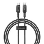 Baseus Unbreakable Braided USB 2.0 Cable USB-C male - USB-C 100W PD Μαύρο 2m P10355800111-01