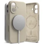 Ringke Magnetic Back Cover Σιλικόνης Γκρι (iPhone 16)