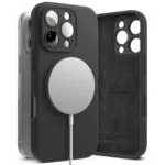 Ringke Magnetic Back Cover Σιλικόνης 0.3mm Μαύρο (iPhone 16 Pro)