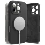 Ringke Magnetic Back Cover Σιλικόνης 0.3mm Μαύρο (iPhone 16 Pro Max)