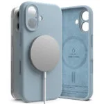 Ringke Magnetic Back Cover Σιλικόνης Μπλε (iPhone 16)