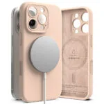 Ringke Magnetic Back Cover Σιλικόνης 0.3mm Ροζ (iPhone 16 Pro)