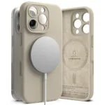Ringke Magnetic Back Cover Σιλικόνης 0.3mm Γκρι (iPhone 16 Pro)