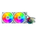 Cougar Poseidon Elite Υδρόψυξη AIO CPU με 2 Ανεμιστήρες 120mm και ARGB Φωτισμό Λευκή