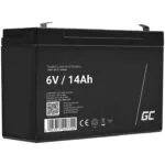 Green Cell Μπαταρία UPS με Χωρητικότητα 14Ah και Τάση 6V AGM34 1τμχ