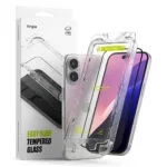Ringke Easy Slide Tempered Glass Μαύρο (iPhone 15 / 16)