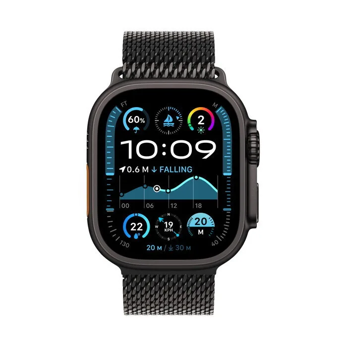 20240913113735_apple_watch_ultra_2_2024_titanium_49mm_adiavrocho_me_esim_kai_palmografo_black_me_black_titanium_milanese_loop_small_proparagelia.jpeg Apple Watch Ultra 2 2024 Titanium 49mm Αδιάβροχο με eSIM και Παλμογράφο (Black με Black Titanium Milanese Loop - Small) - Image 1