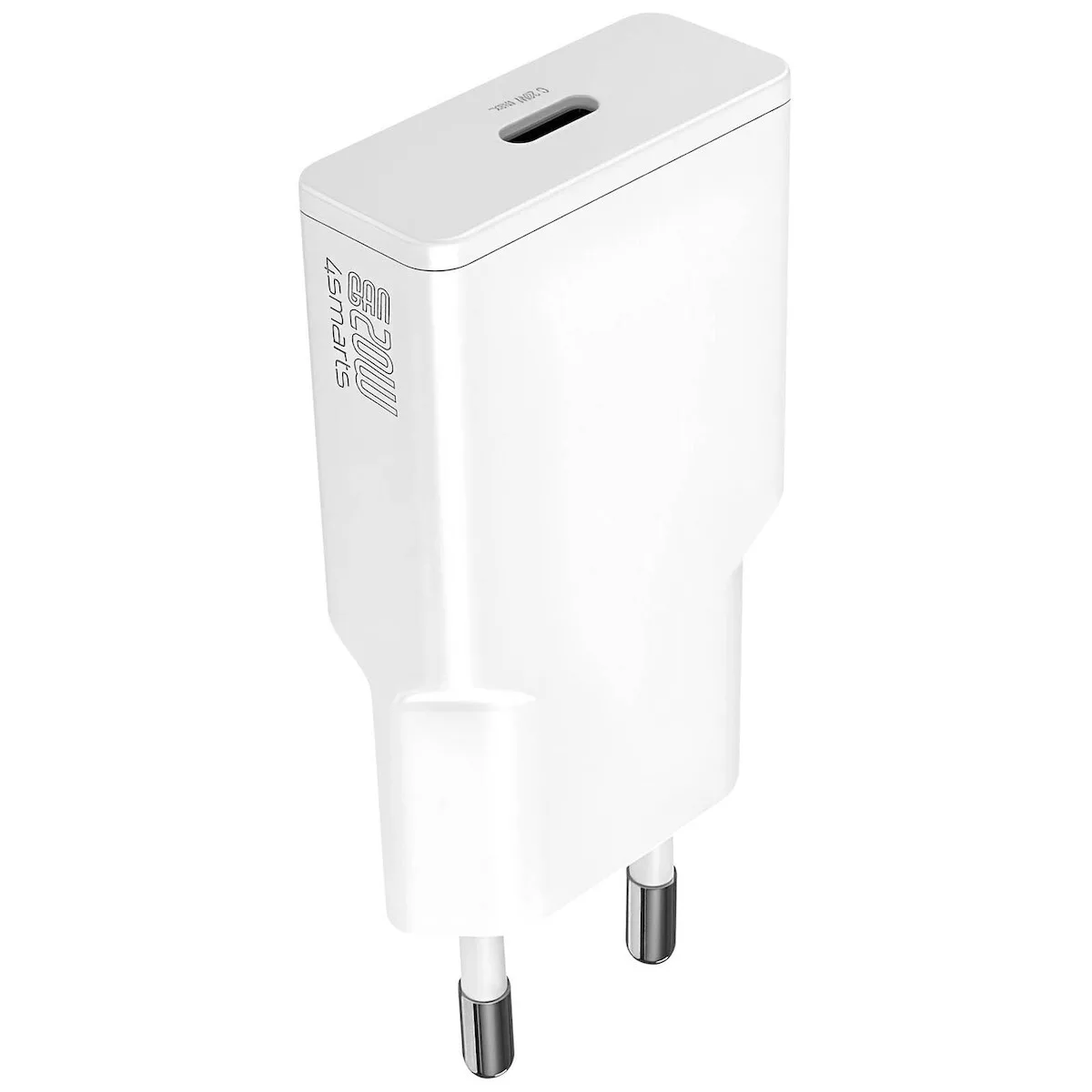 4Smarts Φορτιστής Χωρίς Καλώδιο GaN με Θύρα USB-C 20W Power Delivery Λευκός - Image 1