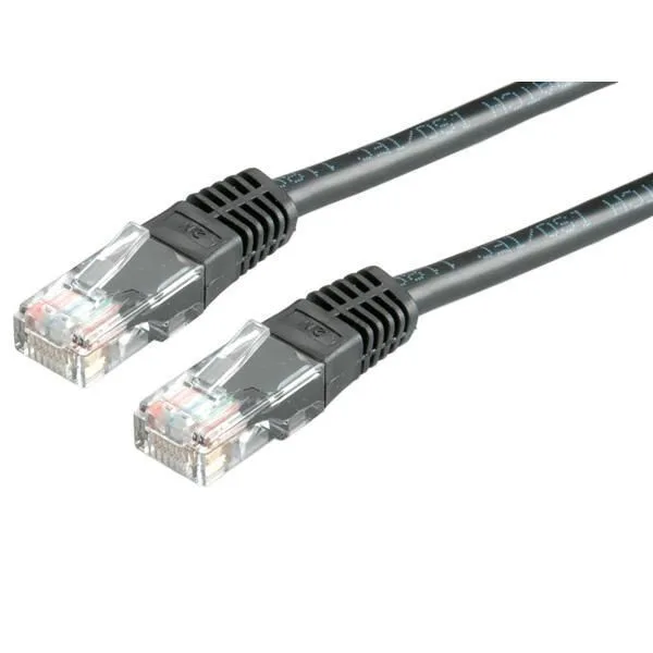 20240918144920_roline_u_utp_cat_5e_cable_1m_mayro_21_15_0535.jpeg Roline U/UTP Cat.5e (Gigabit) Καλώδιο Δικτύου Ethernet 1.0m Μαύρο 21.15.0535 - Image 1