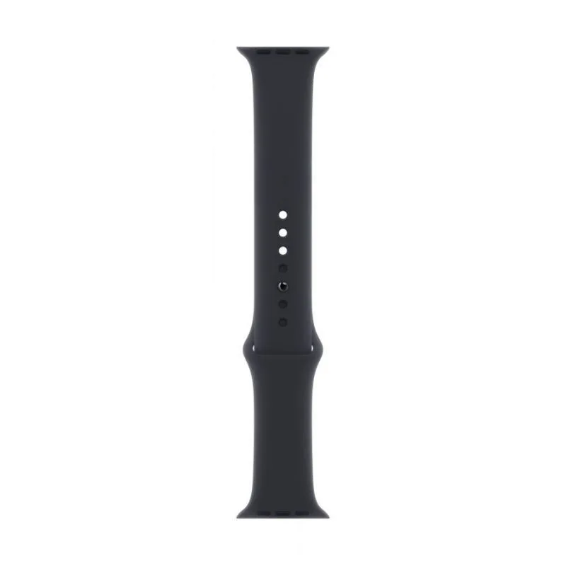 Apple Sport Band 46mm S/M Λουράκι Σιλικόνης με Pin Μαύρο (Apple Watch 44, 45, 46, 49mm) MXM23ZM/A - Image 1