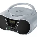 Eltra Φορητό Ηχοσύστημα με CD / USB σε Ασημί Χρώμα