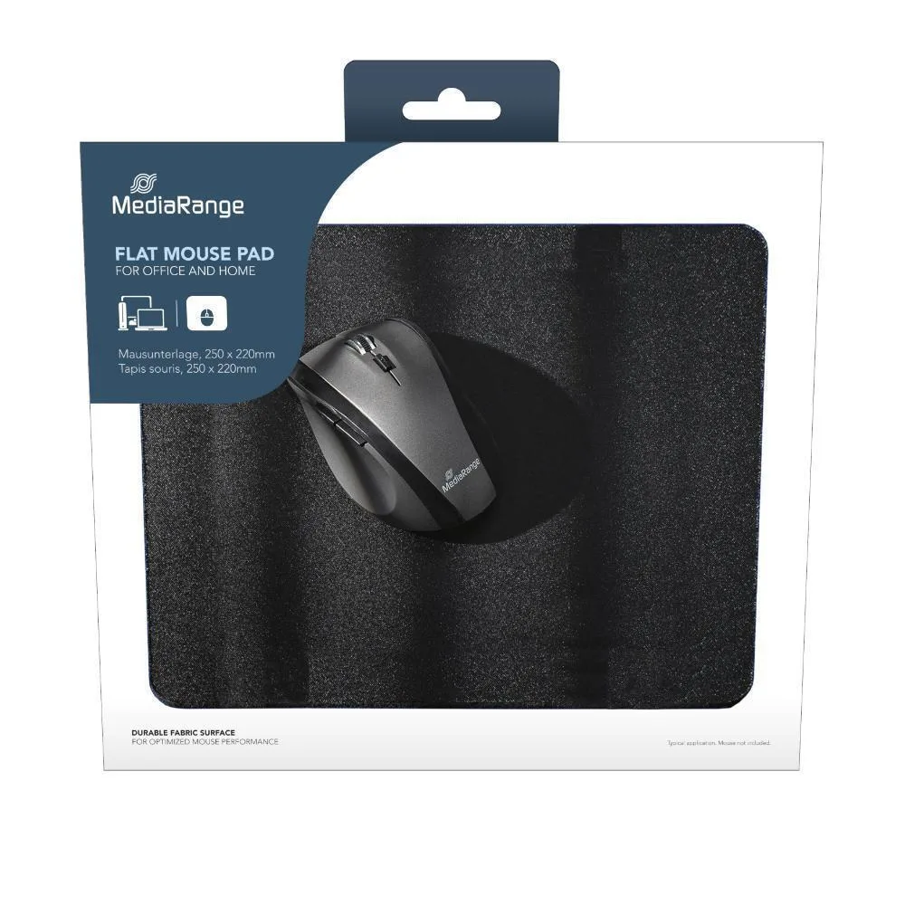 20240926125842_mediarange_mros253_mouse_pad_250mm_mayro.jpeg MediaRange MROS253 Mouse Pad (250mm) Μαύρο - Image 1