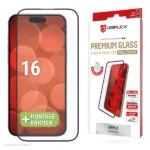 Displex Full Face Tempered Glass Μαύρο (iPhone 16) 02014